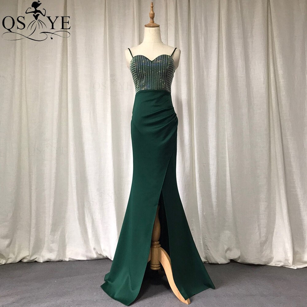 Homecoming Dresses: Evening Dresses Spaghetti Straps Mermaid Party Dress