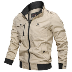 Spring Autumn Jacket Men Fashion Slim Bomber Windbreaker Jackets Coat