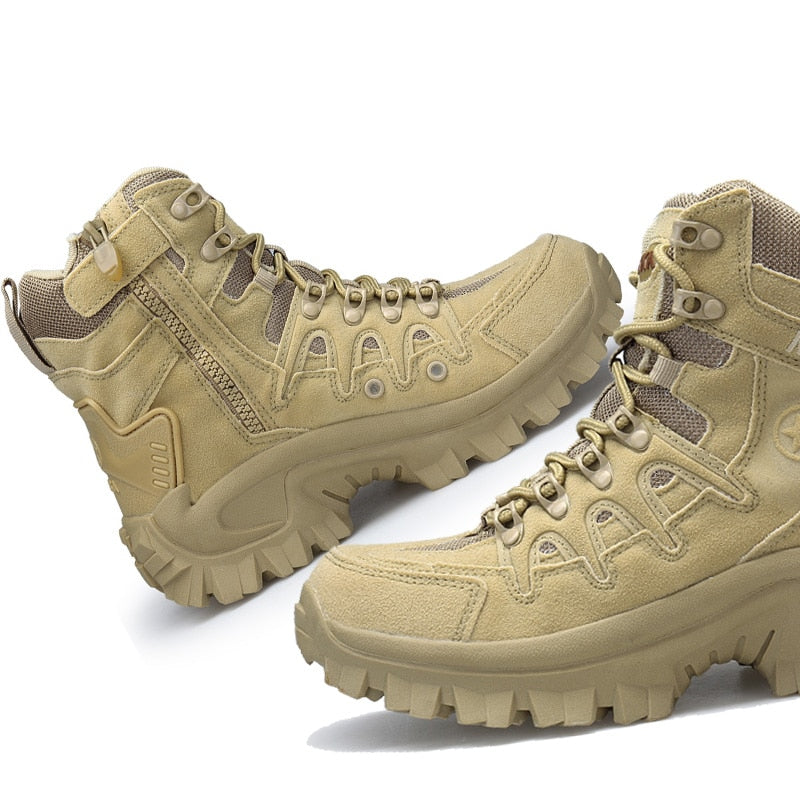 Men Military Boot Combat Mens Ankle Boot Tactical Big Size Army