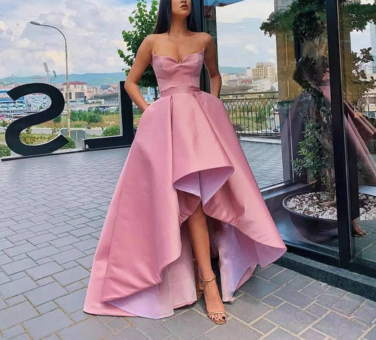 Homecoming Dresses: Strapless Prom Party Evening Dresses Prom Party Simple