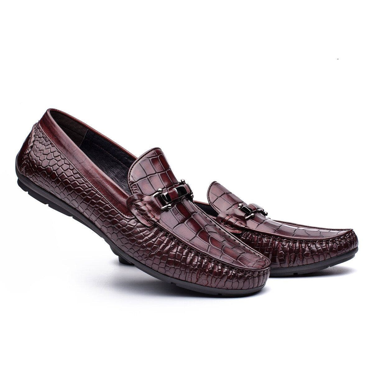 Loafer Shoes Real Leather Slip On Daily Formal Fashion Luxury Shoes