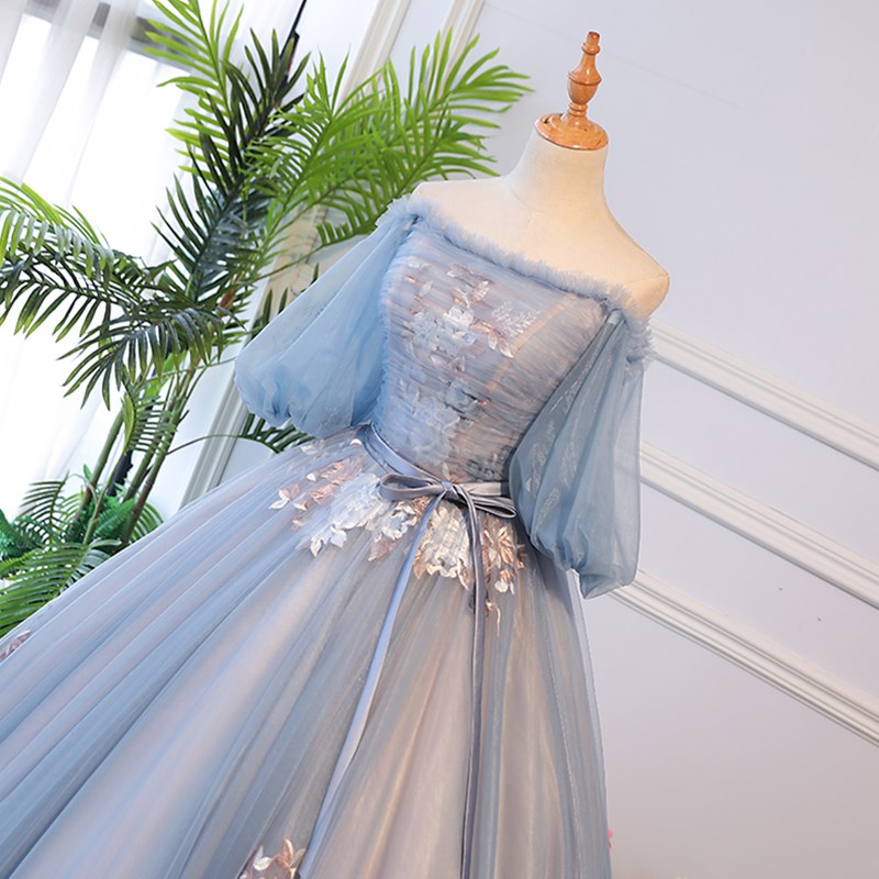 Evening wear Dresses: Boat Neck Prom Dresses Off Shoulder Evening Gowns