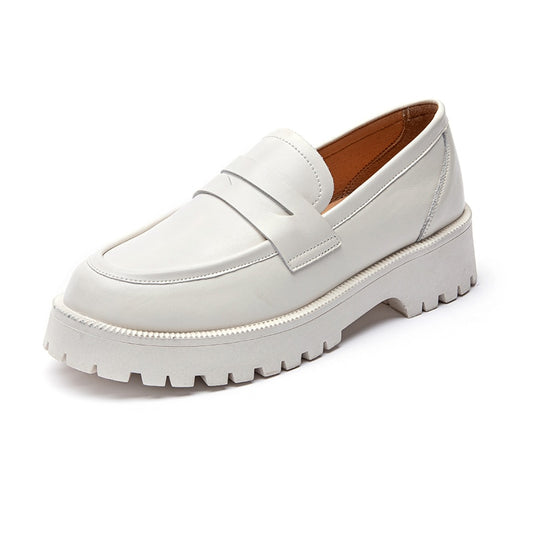 Spring Shoes Female British Style Thick-soled College Style Casual Loafers