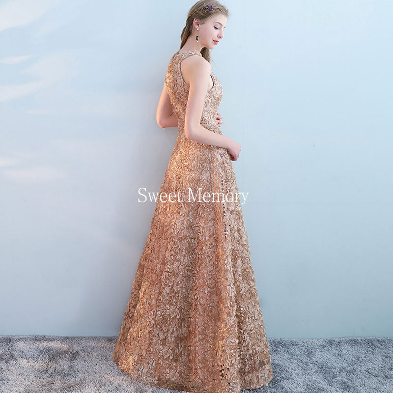 Homecoming Dresses: Khaki Prom Dresses Plus Size Formal Dress