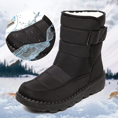 Non Slip Waterproof Snow Boots for Women Thick Plush Winter Ankle