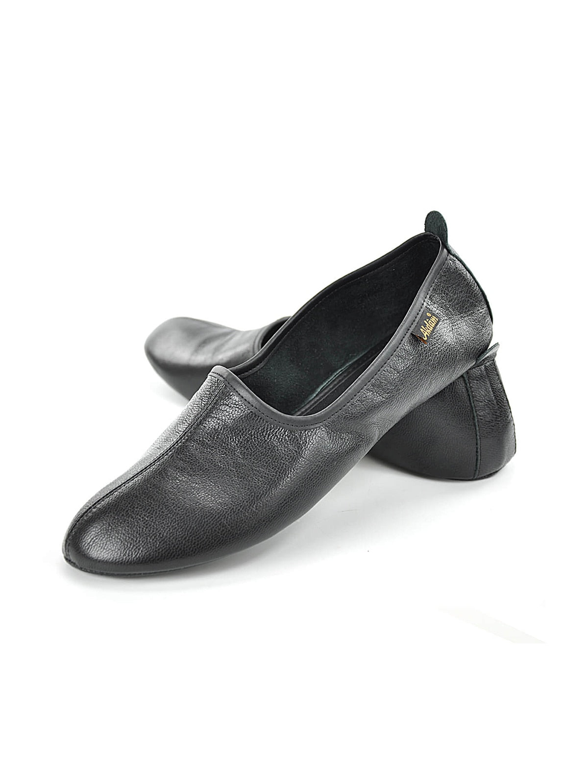 Genuine Halal Leather Shoes for Tawaf and Umrah or Home Black Shoe
