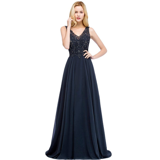 Homecoming Dresses: Pink Prom Dress V Neckline Lace Appliques Crystal Stones Beads