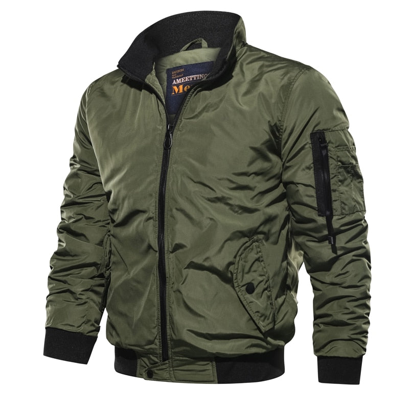Men Military Jacket Coat Mens Autumn Winter Bomber Jackets Mens