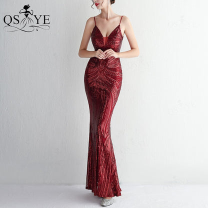 Homecoming Dresses: Purple Prom Dresses Mermaid Pattern Lace Sequin