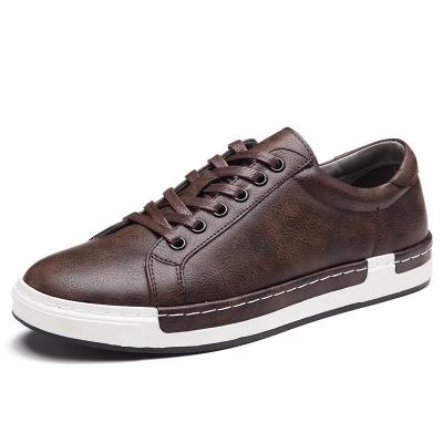 Fashion New Men Casual Shoes Handmade Vintage Men Shoes Luxury Brown
