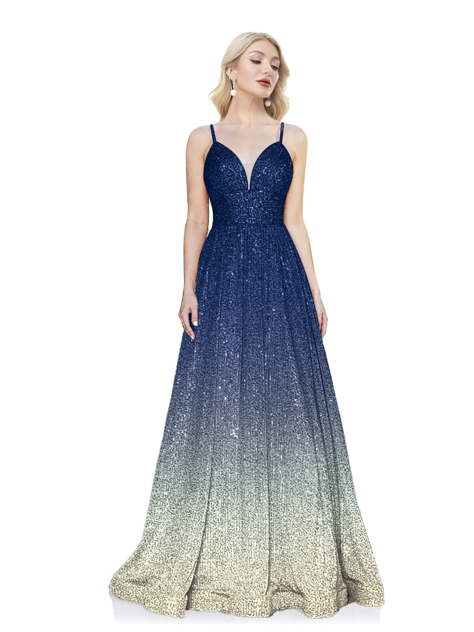 Evening wear Dresses: Elegant Green Red Evening Dress Formal Cocktail Gowns