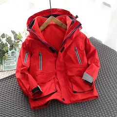 Spring Autumn Children Clothing Kid Clothes Hooded Inner Polar Fleece Boys