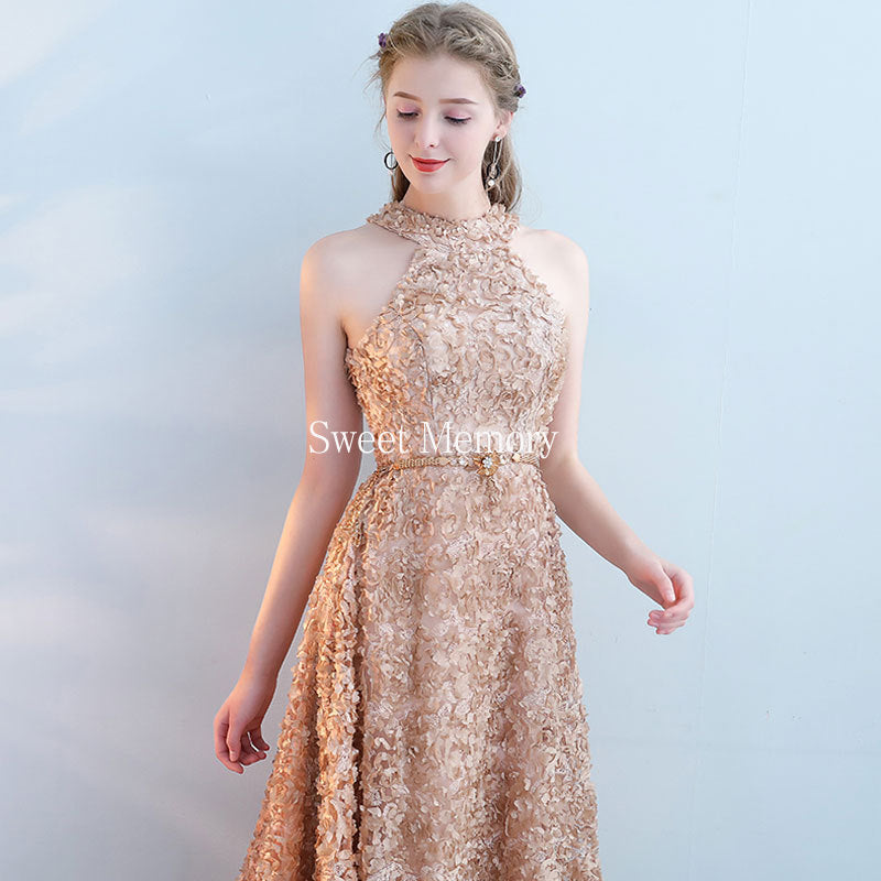 Homecoming Dresses: Khaki Prom Dresses Plus Size Formal Dress