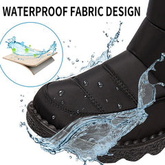 Non Slip Waterproof Snow Boots for Women Thick Plush Winter Ankle