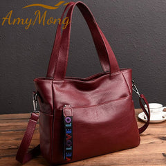 Genuine Brand Women Tote Bag High Quality Leather Bags for Women