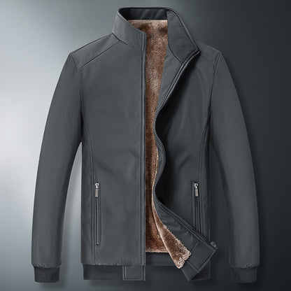 Plus Size 6XL 7XL 8XL Thicken Warm Varsity Jacket Coat Men Windbreaker