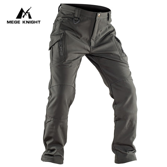 Warm Winter Soft Shell Fleece Pants Travel Waterproof Outdoor Trekking