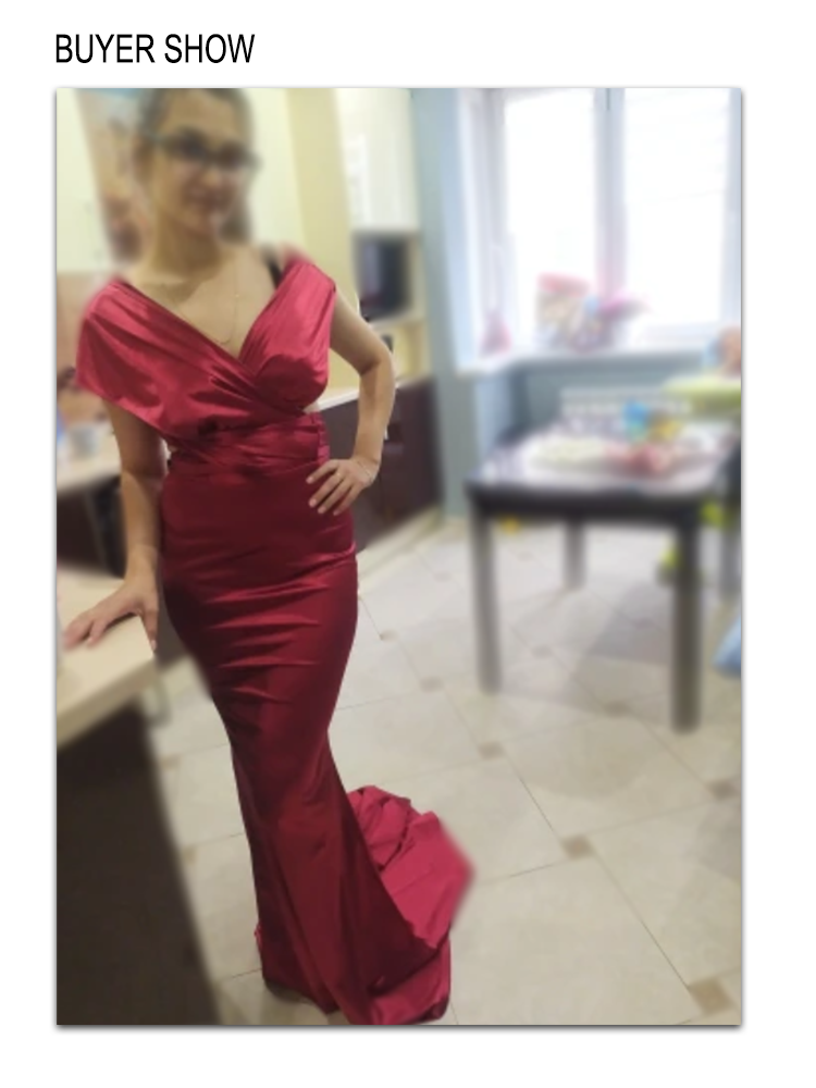 Evening wear Dresses: Wedding Party Straps Evening Maxi Mermaid Gown Prom Court
