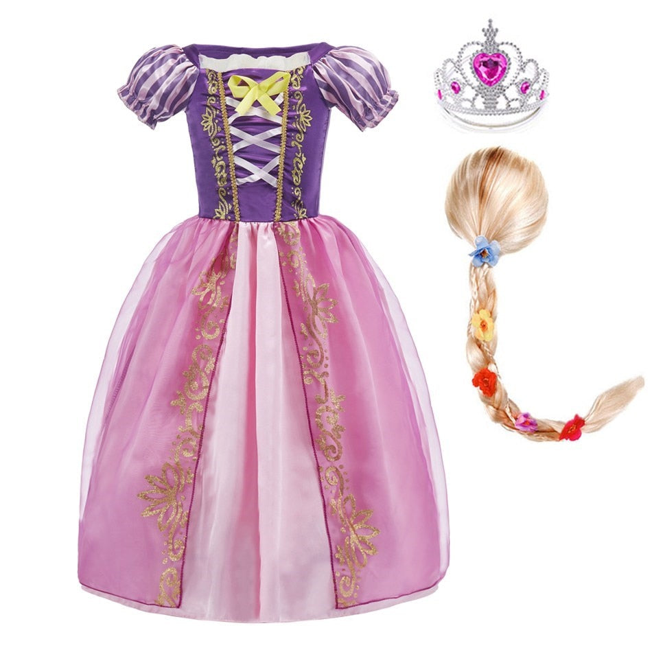Costume Kids Princess Dresses Sleeping Beauty Carnival Outfits Children Party Fancy Disguise Birthday Clothing