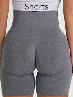 Seamless Leggings Women Sport Slim Shorts Tights Fitness High Waist Women