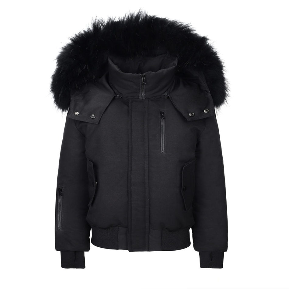 super warm filling white duck down winter coats for kids- Teenager
