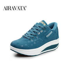 Shake Shoes for Women Platform Running Sneakers Thick Bottom Wedges Sneakers