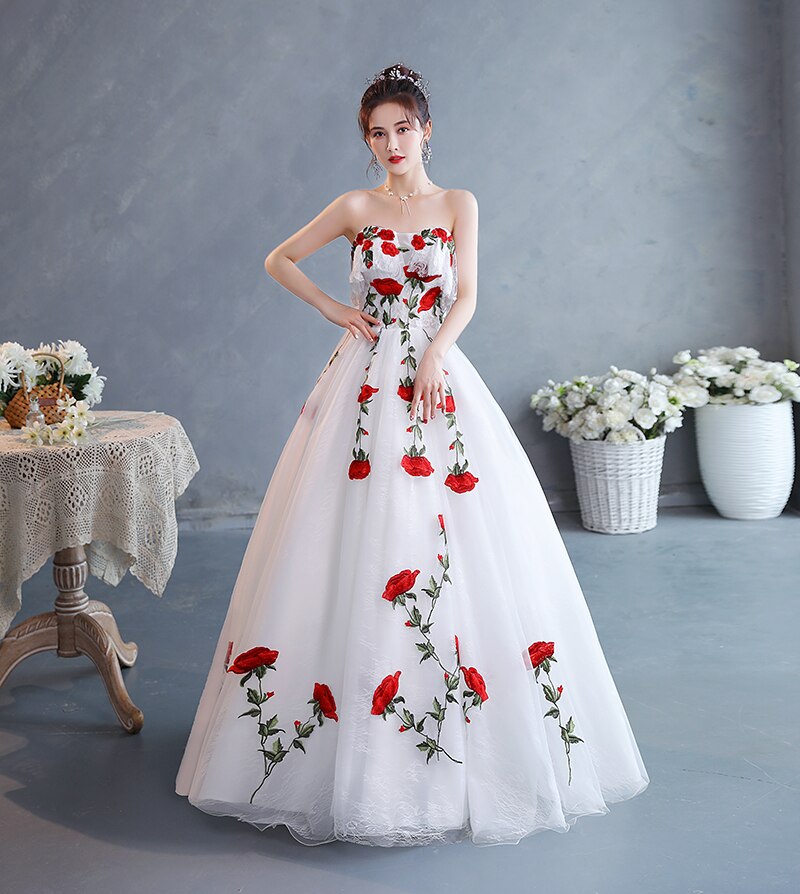 Homecoming Dresses: Evening Party Gown Lace Appliques A-Line Floor