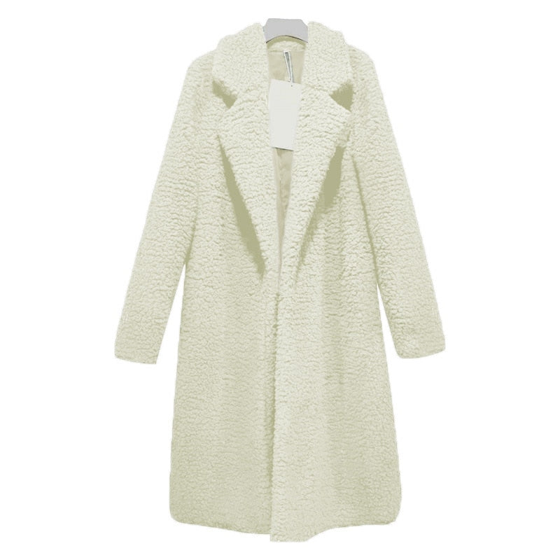 Women Autumn Jacket Coat Women Warm Outerwear Casual Faux