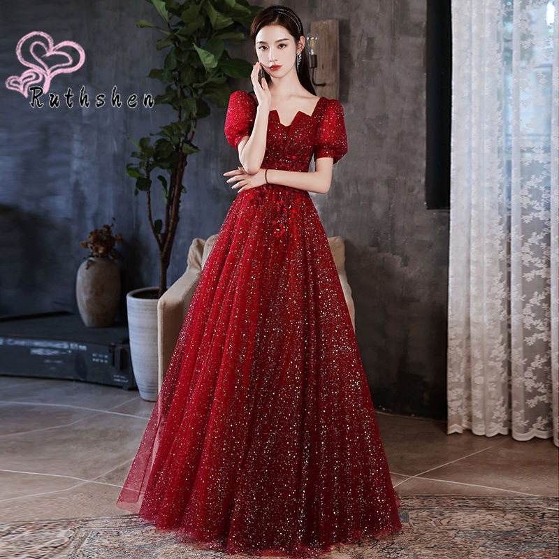 Homecoming Dresses: Women Dress Elegant Evening Gowns Short Sleeves