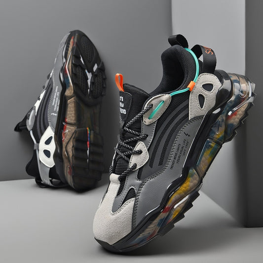 Fashion Men Sneakers Street Style Breathable Men Shoes Chunky Spring