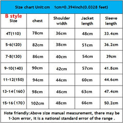 Spring  Autumn Jackets For Boy Fashion Polyester Double Layer Coat