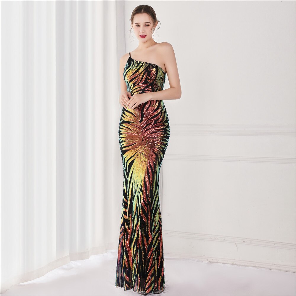 Evening wear Dresses: Strapless Evening Dresses Sequins Long Mermaid Party Gowns