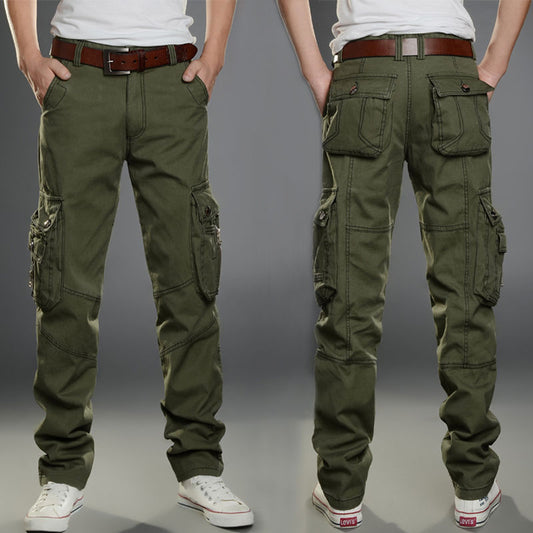 Multi-Pocket Casual Pants Men Military Tactical Joggers Cargo Pants Men