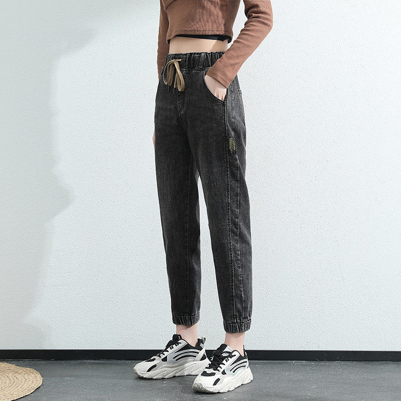 Harem Pants Vintage High Waist Jeans Woman Women Jeans Ankle