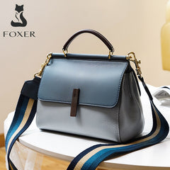 Quality Genuine Leather Women Handbag Office Women Commuter Tote Lady