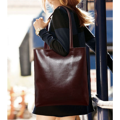 Leather Bag Ladies Genuine Leather Handbags Big Women Bag Large