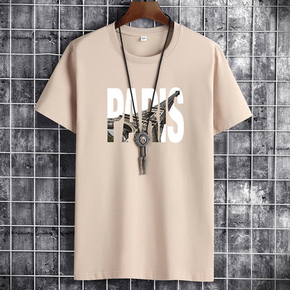 S-6XL Oversize Men Cotton Tee Shirts Summer Men Casual