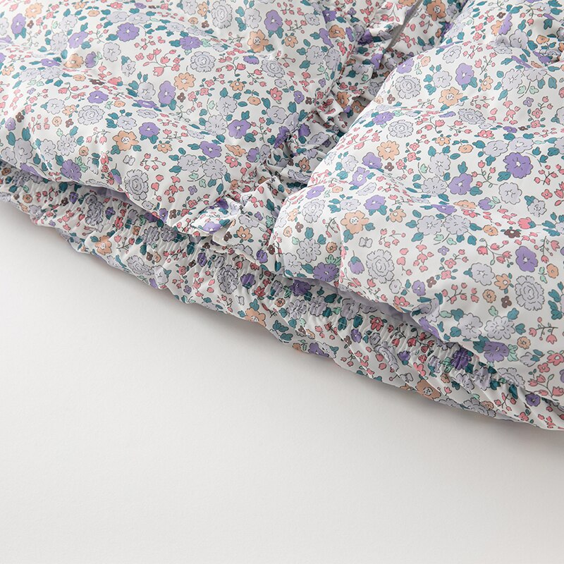 Fashion Baby Girl Winter Clothes Jacket Warm Floral Coat Baby Outwear