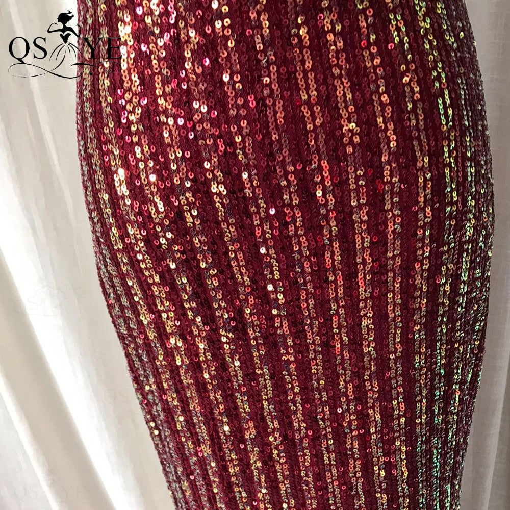 Homecoming Dresses: Prom Dresses V Neck Fitted Evening Gown Beading