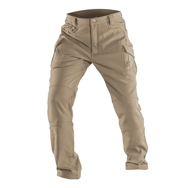 Warm Winter Soft Shell Fleece Pants Travel Waterproof Outdoor Trekking