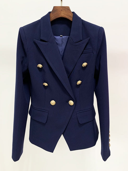 Fashion Designer Jacket Women's Classic Slim Fitting