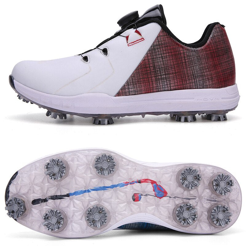 Professional Golf Shoes Spikes Outdoor Comfortable Golf Wears for Men