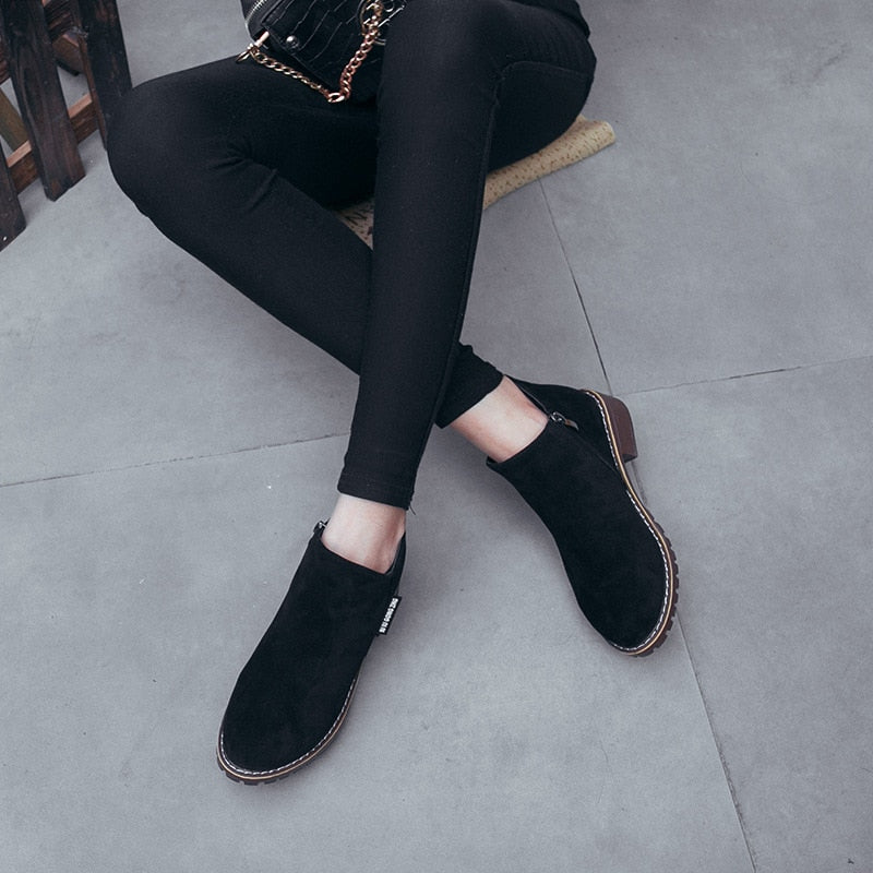 Women Boots Autumn Winter Boots Female Shoes Brand Ladies Ankle Boots