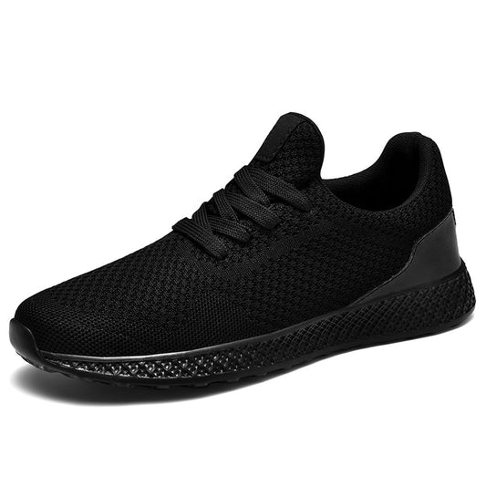 Sneakers Men Casual Shoes Lightweight Breathable Men Shoes Black Big