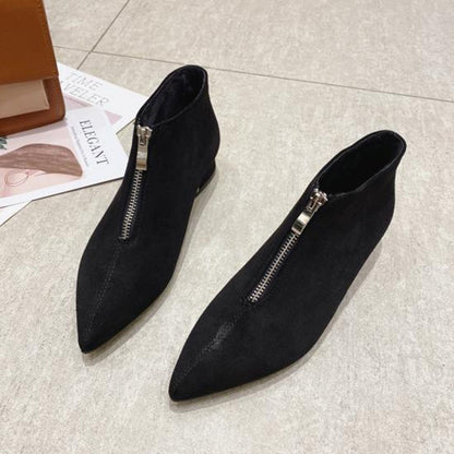 Fashion Boots Women Winter Shoes Pointed toe Women Ankle Boots