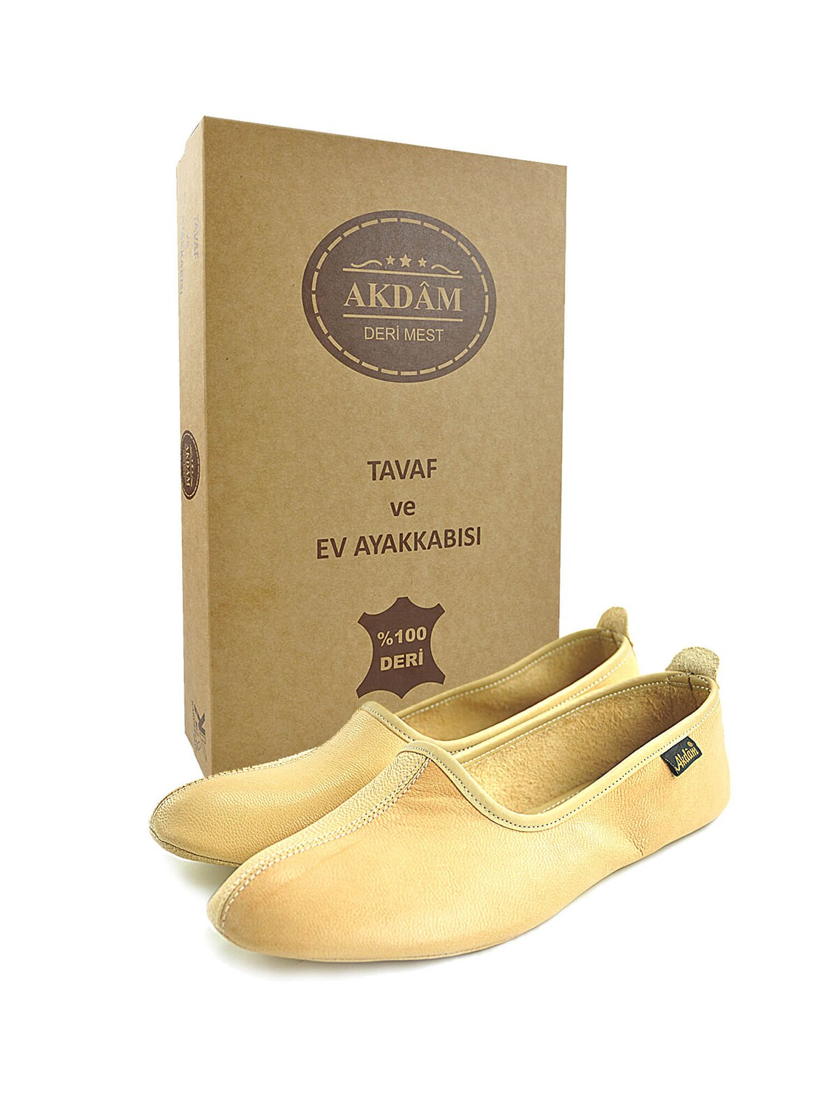 Genuine Halal Leather Shoes for Tawaf and Umrah or Home Black Shoe