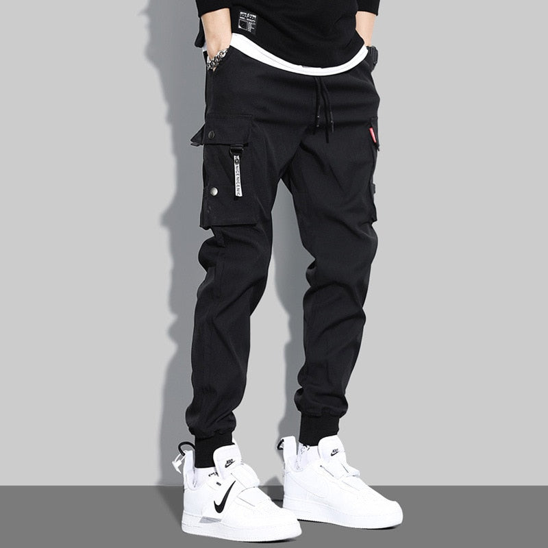 Fashion Men Cargo Pants y2k Techwear Streetwear Harajuku High street