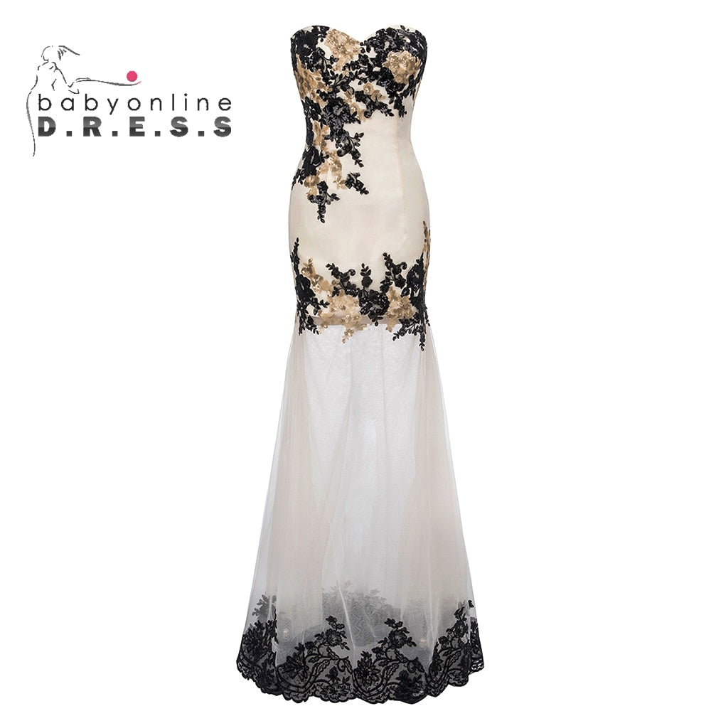 Homecoming Dresses: Prom Dress Flower Embroidery Applies Top Backless Zip