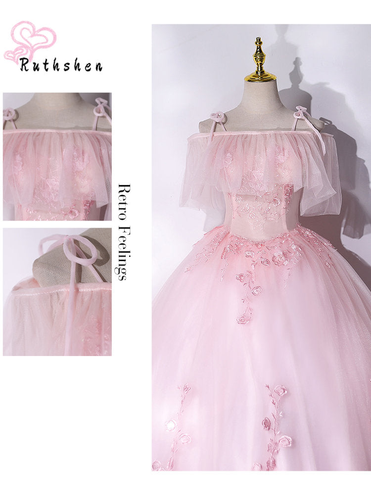 Homecoming Dresses: Ball Gown Prom Dresses Off The Shoulder See Through