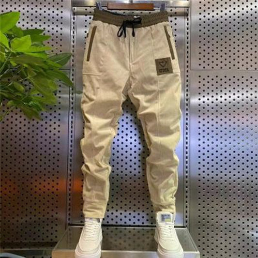 Man Corduroy Sweatpants Autumn Winter Men Baggy Joggers Fashion Streetwear